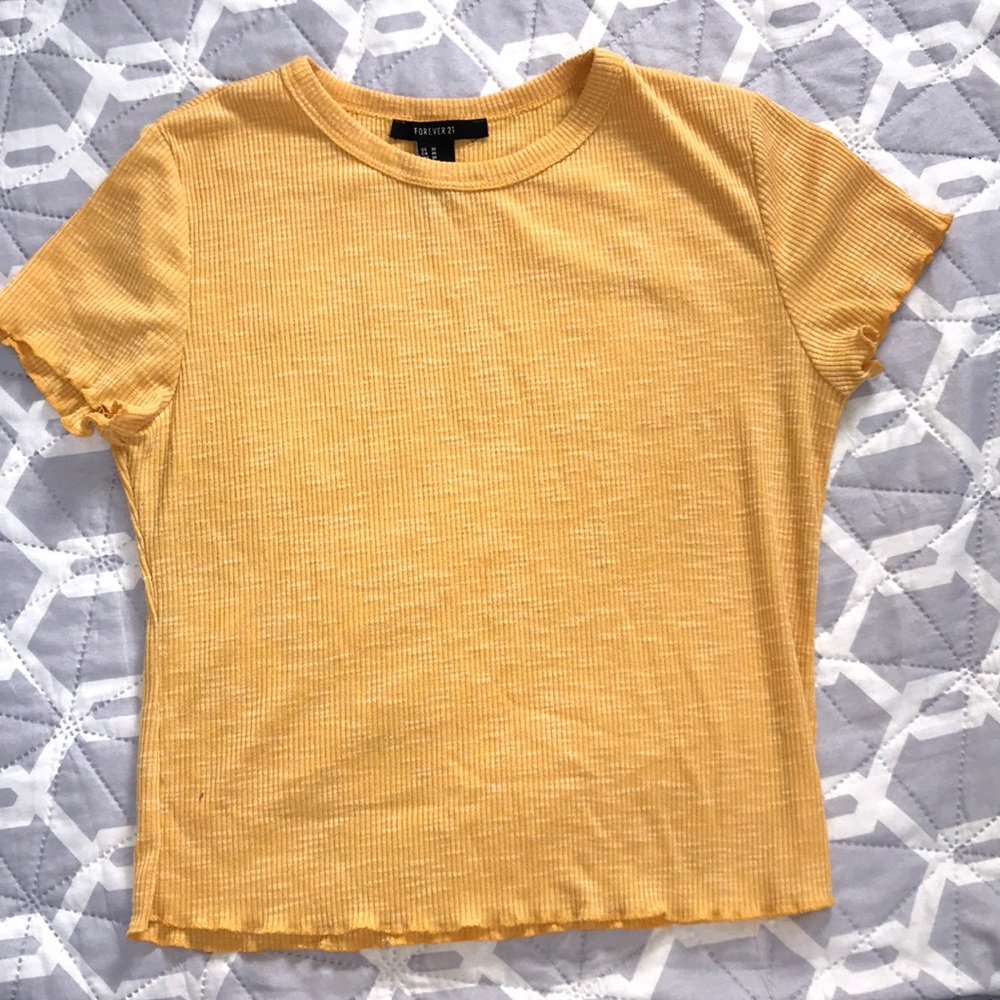 Forever 21 yellow top